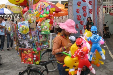 Lo ngại đồ chơi Trung Quốc mất an toàn tại các lễ hội